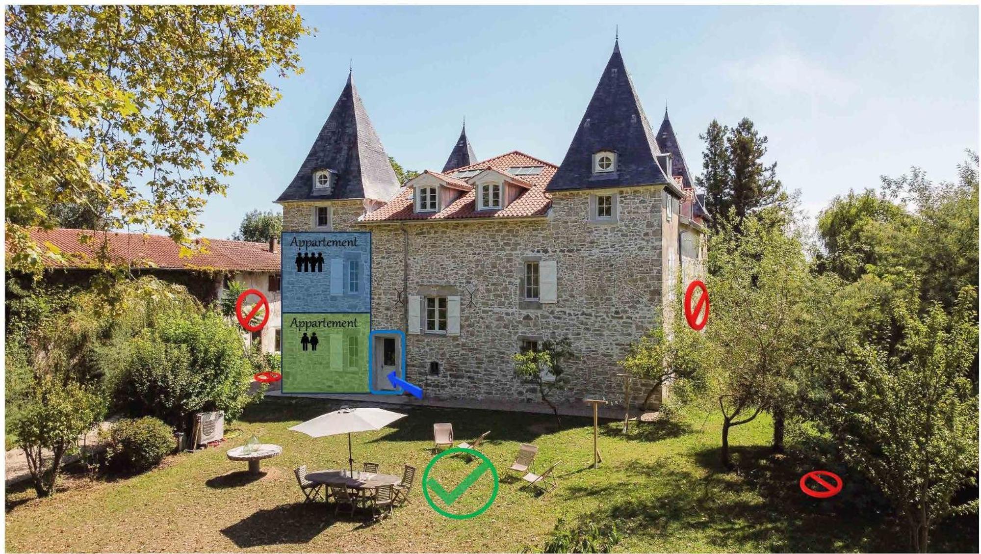 Chateau De Souhy Urcuit Esterno foto