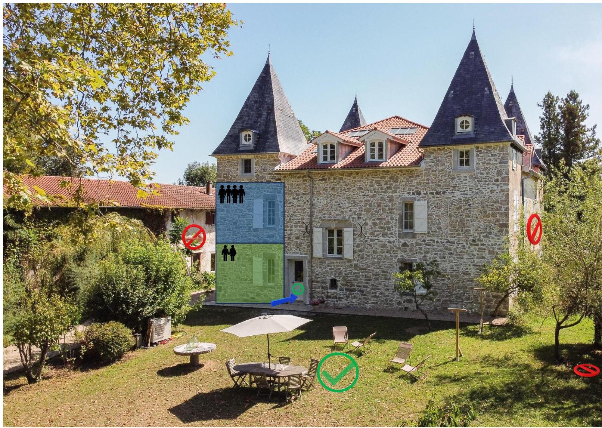 Chateau De Souhy Urcuit Esterno foto